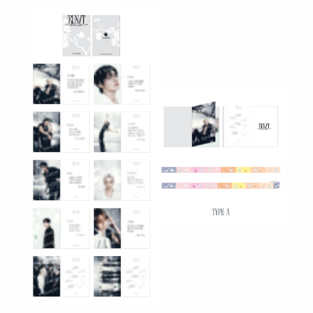 Pre-order Stray Kids RUN IT SEOUL Postcard Book & Roll Sticker Set