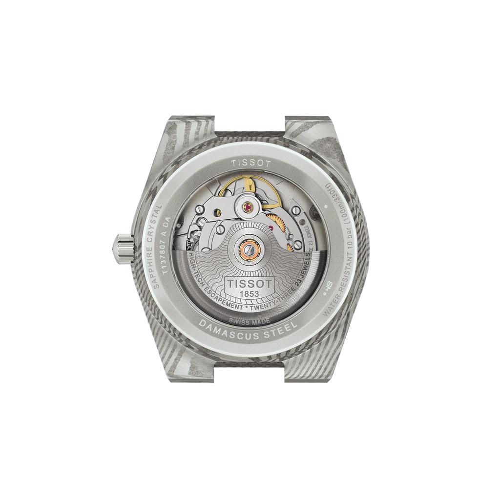 Tissot Reloj de Moda para Hombre con Correa de Cuero y Esfera Gris T137.807.96.081.00