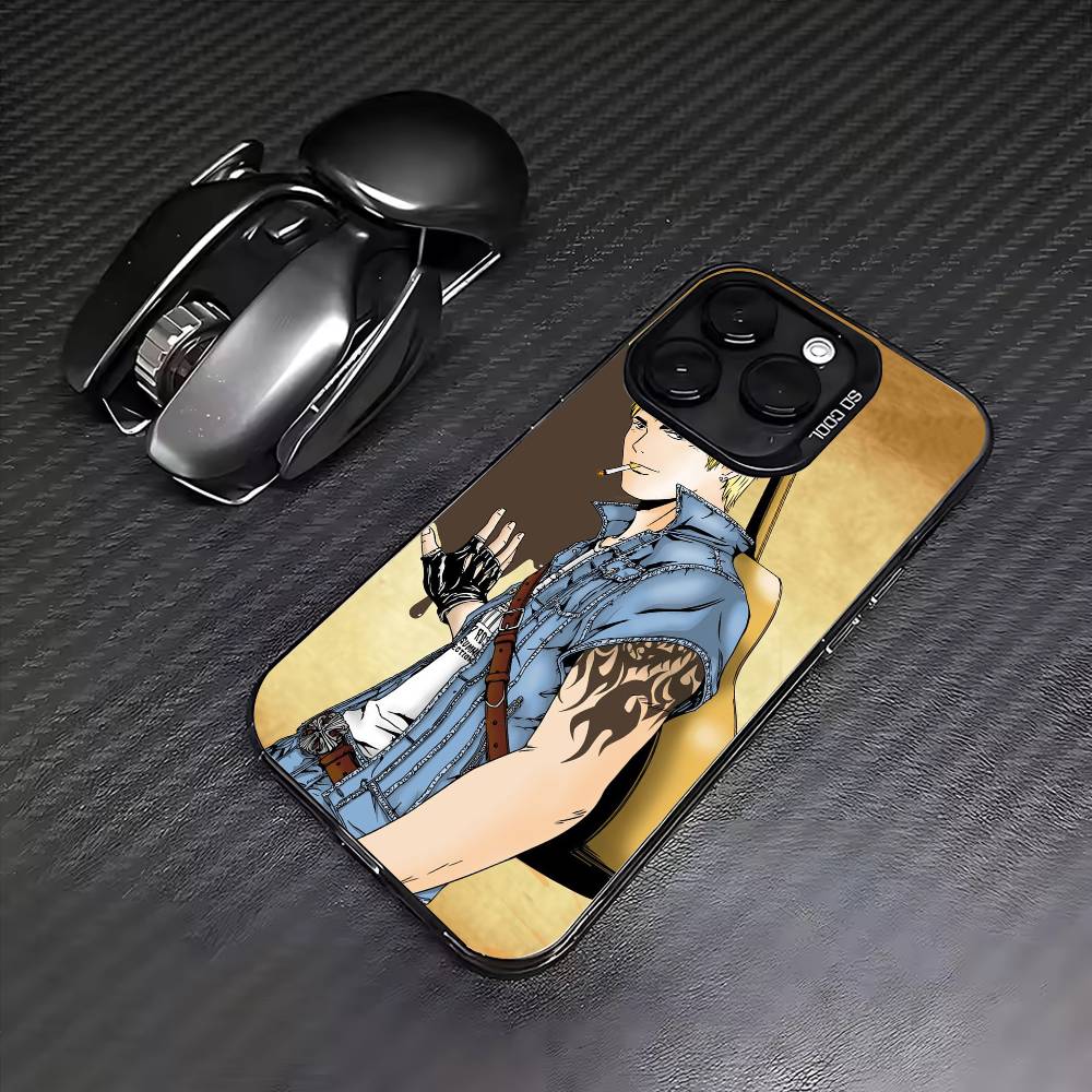 Great T-Teacher Onizukas Anime Phone Case For iPhone17,16,15,14,13,12,11 Plus,Pro Max Colored Silver Plated Inside Cover