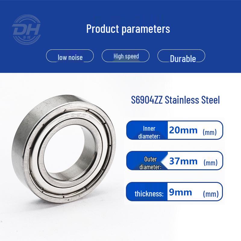 Precision Stainless Steel Ball Bearings: Deep Groove 6007, 6008, Miniature 6003