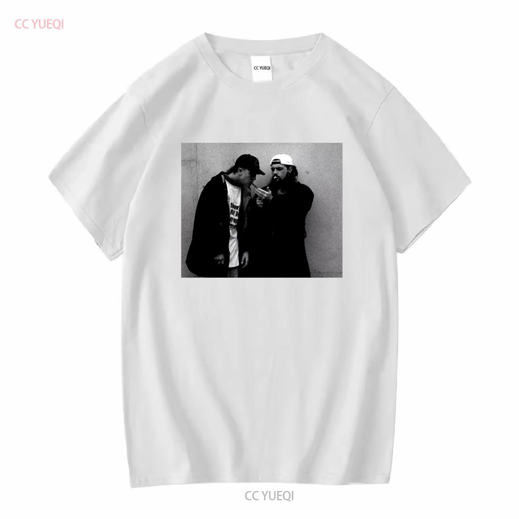 Clerks Cult Classic 90s Comedy Movie Fan Funny Jay and Silent Bob Black T Shirt Vintage Washed Comfortable Versatile Unisex