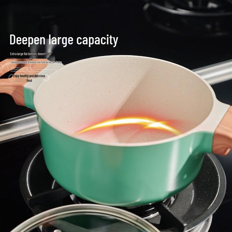 Zhi Shi Smaragdgrüner Antihaft-Suppentopf