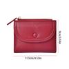 Short Clutch Short Wallet Purse Card Bag Fashion Design Solid Color Card Holder  Card Storage Bag