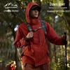 Camel Outdoor 3-in-1 Waterproof Heat-Sealed Down Parka Two-Piece Mountaineering Suit