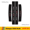 For Changan CS55 PLUS Car Door Sill Pedal Board Cover Trim Carbon Fiber Rear Bumper Trunk Sticker Auto Accessories