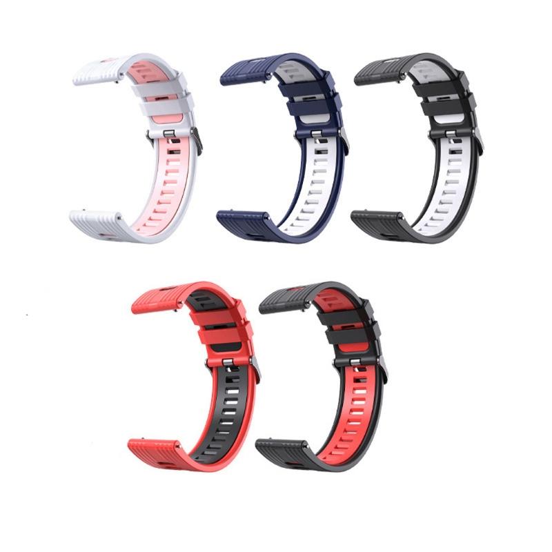Silicone Band Fit for Huawei Watch for GT3 22/20mm Sports Wrist Strap Loop Bracelet Replacement Waterproof Belt Sweatpro