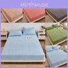 Solid Floral Color Pattern Plush Bedspread Set Mattress Full Cover Protective