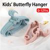 5/10/15pcs Children's Clothes Hanger Set Portable Plastic Display Hangers Cute Clothes Hanger Baby Clothing Organizer