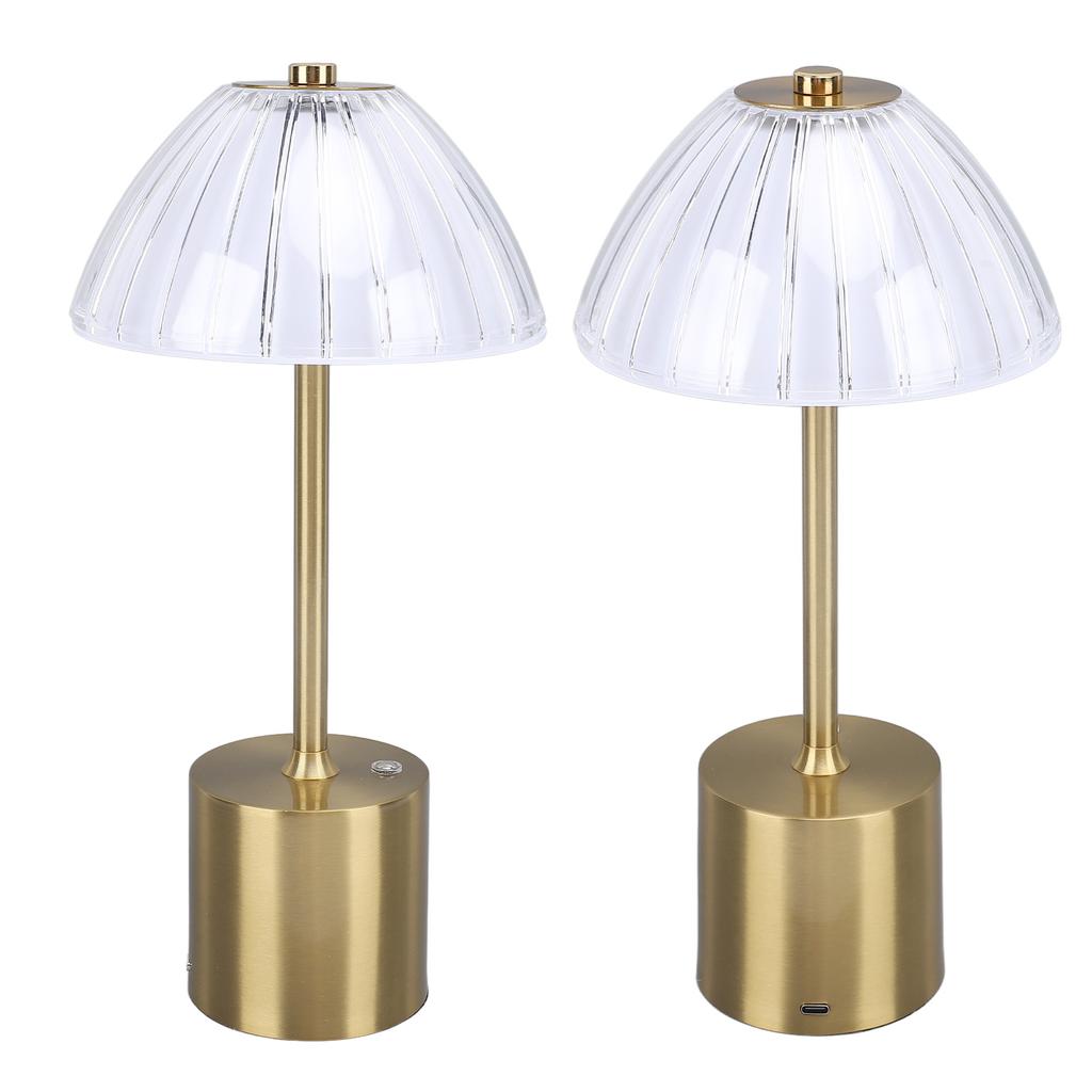 Lampă de birou portabilă cu LED Cristal, 3 Niveluri de Luminozitate, Control Tactil, Dimmabilă, Lampă de Noptieră pentru Casă Dini