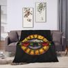 Guns N Roses Band  Blanket  Soft Warm Street Trend Plush Throw Blanket For Living Room Decorative Flannel Bedspread Bed Cover
