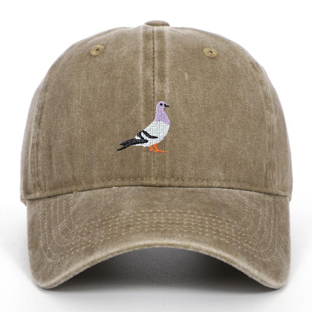 Pigeon Embroidered Baseball Caps Daily Casual Sports Hat Summer Sun Hat  Men and Women