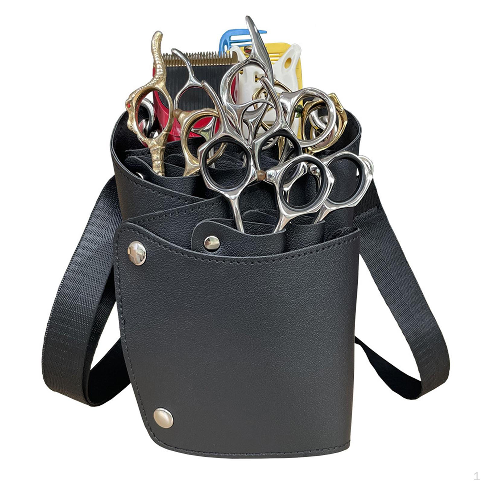 

Hairdresser Scissors Bag Pouch Holster Lightweight Multiple Compartments Accessories
