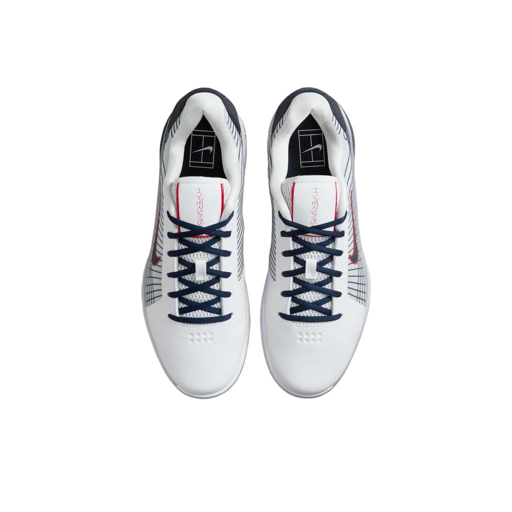 Nike Court Air Zoom Vapor 12 Hypersmash United We Rise Scarpe da Ginnastica da Uomo Bianche Rosso Sportivo Platino Puro HJ0549-100