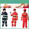 Cosplay Roupa de Bombeiro Para Crianças Com Características Realistas