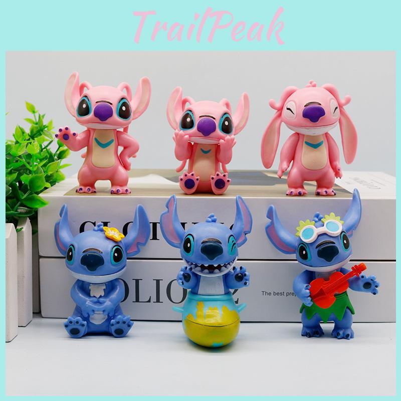 Jar Guitar Angel Model Cartoon Doll Ornament Set Desktop Decoration