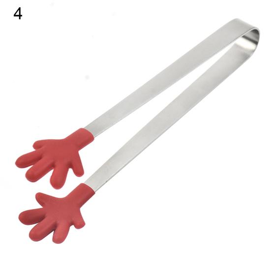 Food Clip Portable Mini Silicone Hand Shape Pancakes Cookies Tongs Serving Clips Kitchen Gadgets