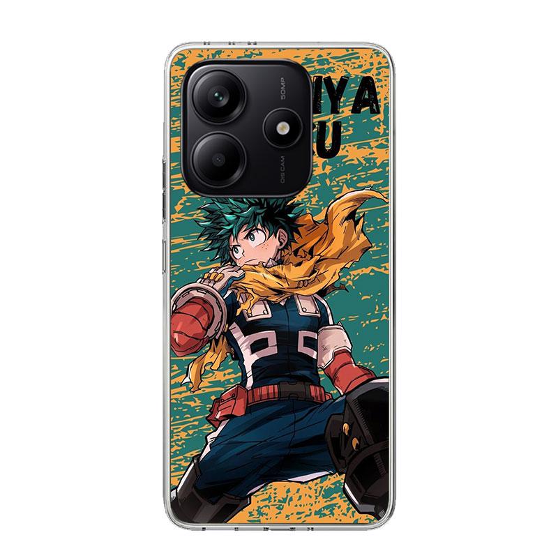 Midoriya Izuku Deku MHA My Hero Phone Case For Xiaomi Redmi Note 14 13 14S 12S 12 11S 11T 11E Pro Plus 10S 10 9S 9 Art Customize