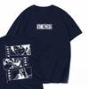 Japanese Anime ONE PIECE Summer Tshirt Casual Sports Fitness Comfortable Cotton Short Sleeves for Unisex and Women