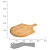 Deska Do Pizzy I Serwowania 45 X 30 Cm