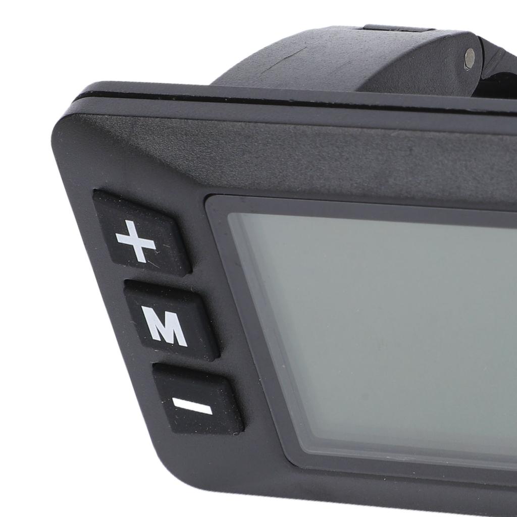 Panel de Pantalla LCD para Bicicleta Eléctrica con Conector Impermeable G51 6P Pantalla de Velocidad y Nivel de Batería para Scooter Ciclismo