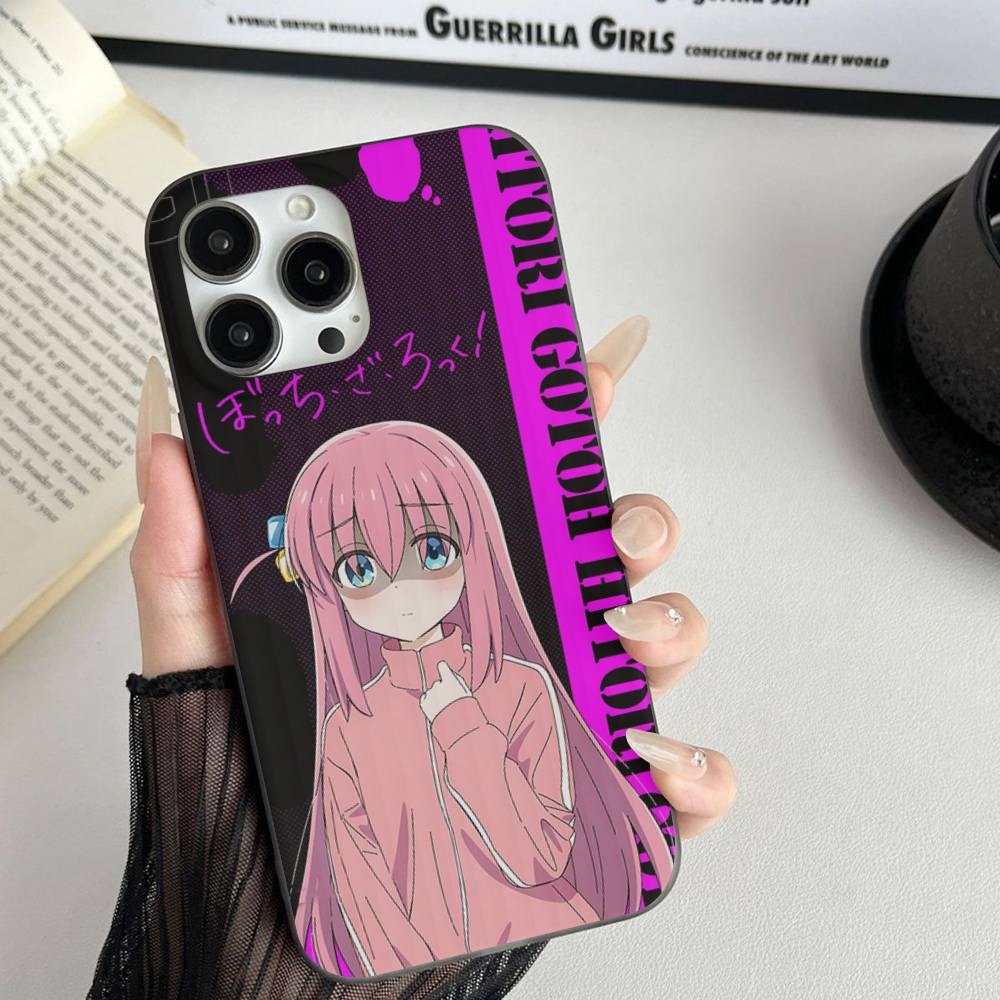 

B-BOCCHI THE ROCK! Phone Case For IPhone 17 16 15 14 13 12 11 Pro Max Plus Corrugated Bumper Back Cover Shell iPhone 15 pro