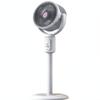 Standing Fan with Quiet DC Motor 90° Oscillation 3 Speeds Remote Control USB Power Adjustable Height for Bedroom Living Room Office Dormitory