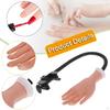 Flexible Finger Übungshand, Verstellbare Hand Nagelkunstwerkzeuge mit Ständer für