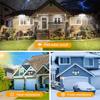 Solar Outdoor Light 122/333 LED Solar Security Flood Light with 3 Modes Adjustable Lighting Street Light for Garage Garden Patio