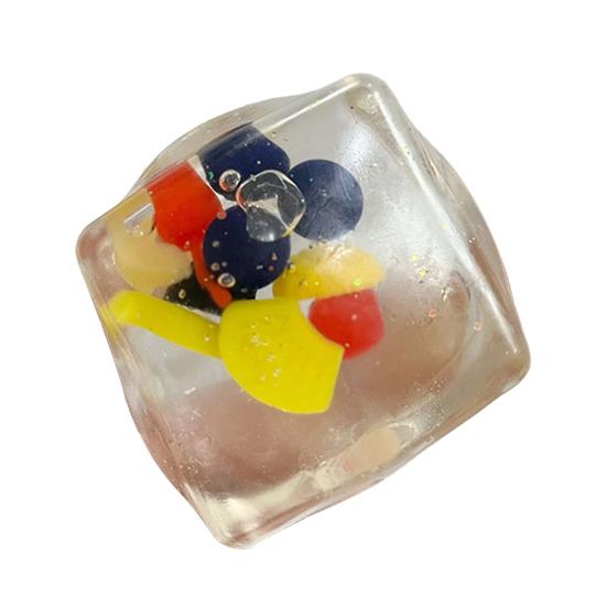 Anxiety Relief Toy Clear Cube Squeeze Stress Sugar Ball Sensory Soft Stretchy Ice Pinch Party Favors