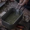 Portables Stainless Steel Frying Basket Multipurpose Pots with Frying Basket Family Barbecue Accessory