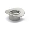 2pcs M18x1 5 Saddle Port Bung Mount Oxygen Sensor Weld Adapter Stainless Steel 304 Fastener Nut Screw