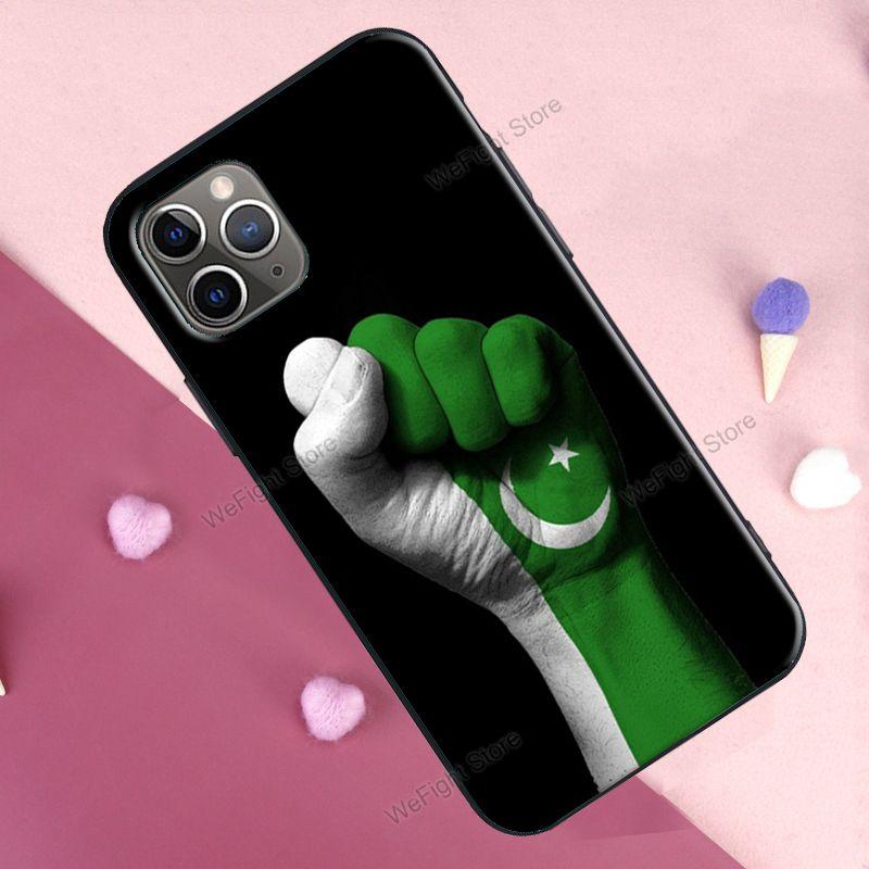 Etui z flagą Pakistanu na iPhone 12 13 mini 11 Pro Max XR X XS Max 6S 7 8 Plus SE 2020 Coque Funda Pokrowiec