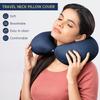 2pcs Reusable U-Shaped Travel Neck Pillow Cover(Only Pillow Covers,No Filler)