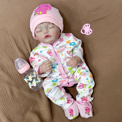 50 cm umývateľná realistická mäkká ručne maľovaná bábika Baby Reborn Detská sprievodná bábika