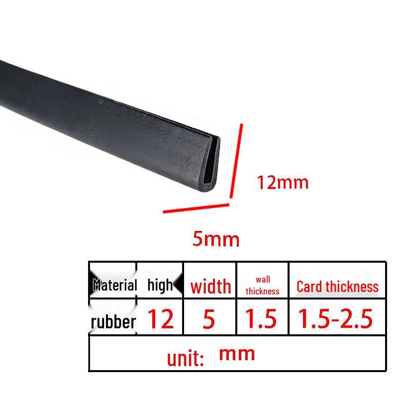 U-Shaped Rubber Anti-Collision & Edge Sealing Strip