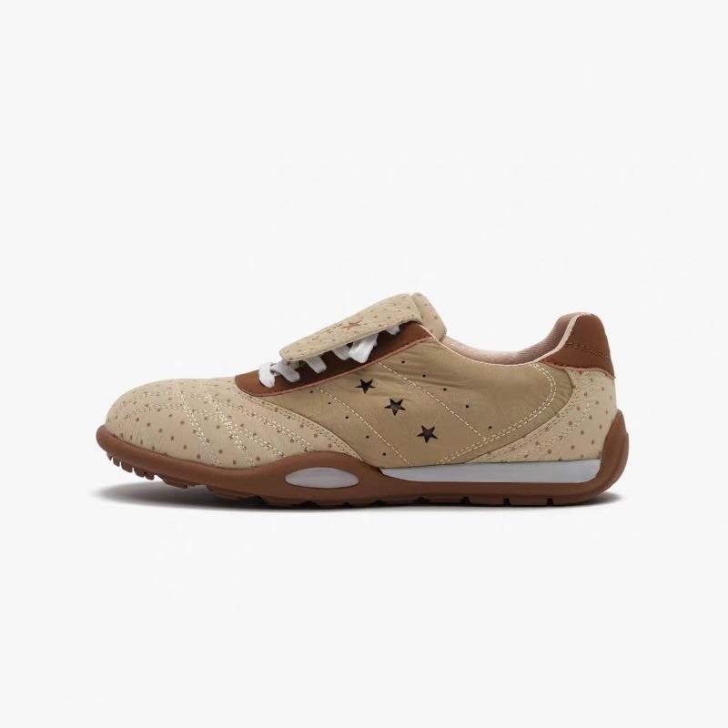 

Балетный стиль в горошек женский новый модный универсальный легкий спортивный звезды 40 коричневый