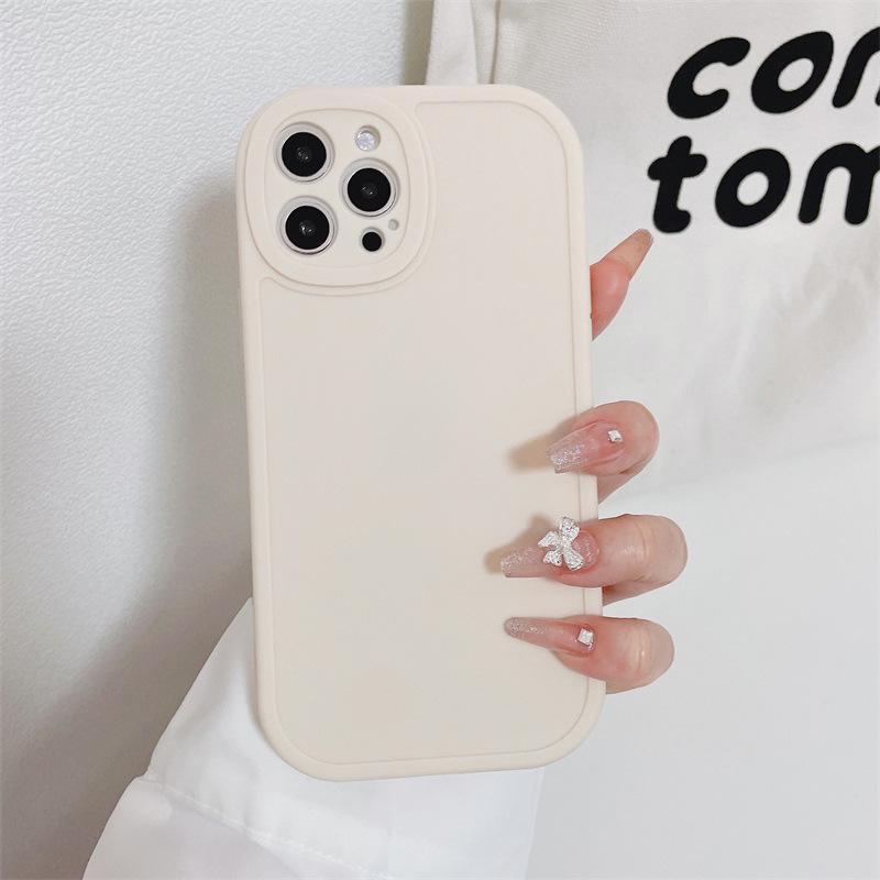 

Solid Color Drop-Proof Phone Case for iPhone 14, 15 Pro, 11, and 13 Series 15