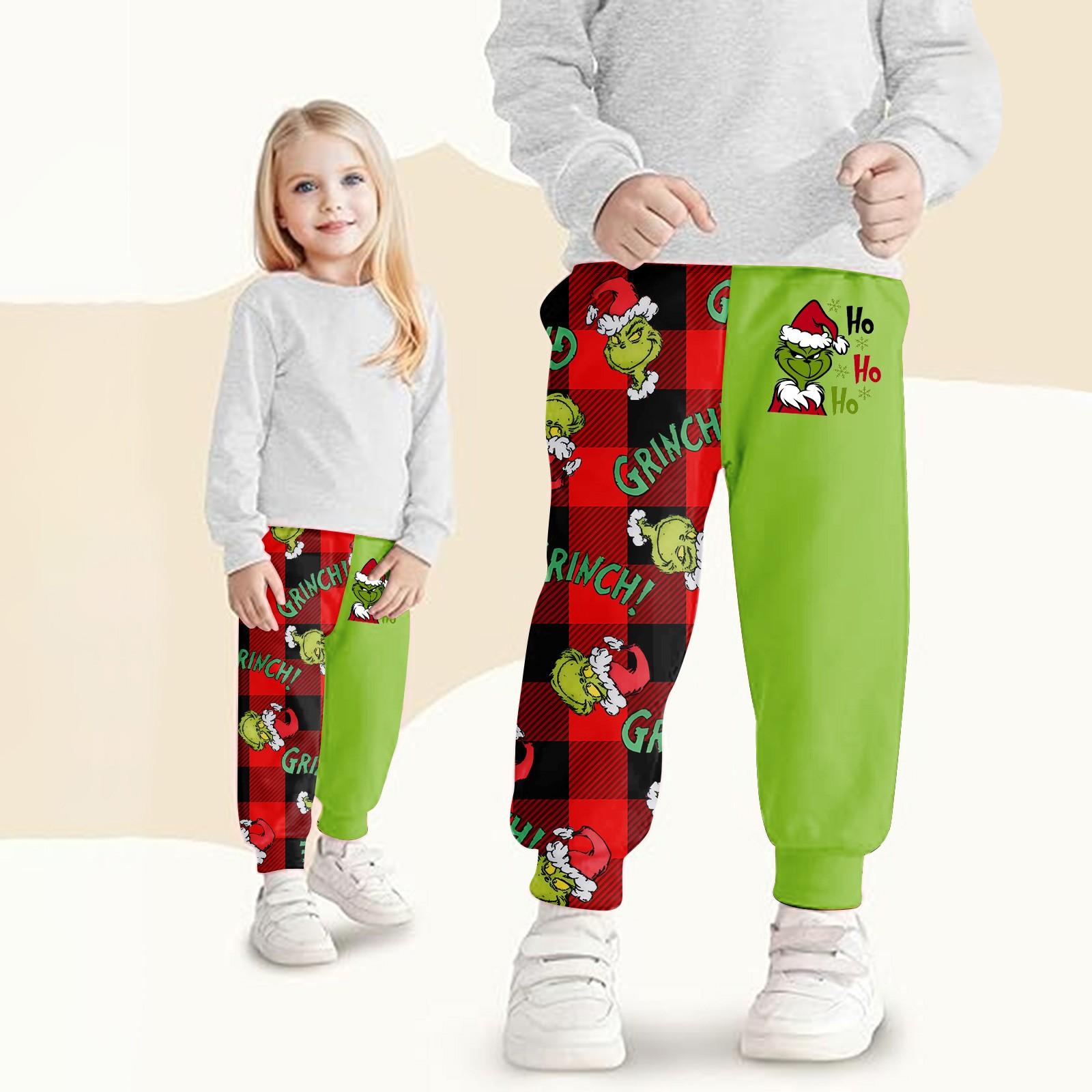 

Детская мода, рождественские свободные талии, однотонные повседневные спортивные штаны для отдыха 130 винный