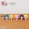 Figura Anime Sailor Moon 7cm Tsukino Usagi/Chibiusa/Kino Makoto Action Figure Sailor Marte Giove Mercurio Venere Statuetta Giocattolo per Bambini