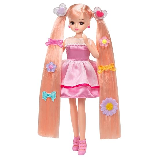 Takara Tomy Licca-chan Doll LD-06 Long Hair Licca-chan EX Dress-up Pretend Play Toy Ages 3 and up