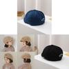Baby Children Beret Hat For Autumn With Sunshade Cotton Fiber For Toddler Girls And Boys