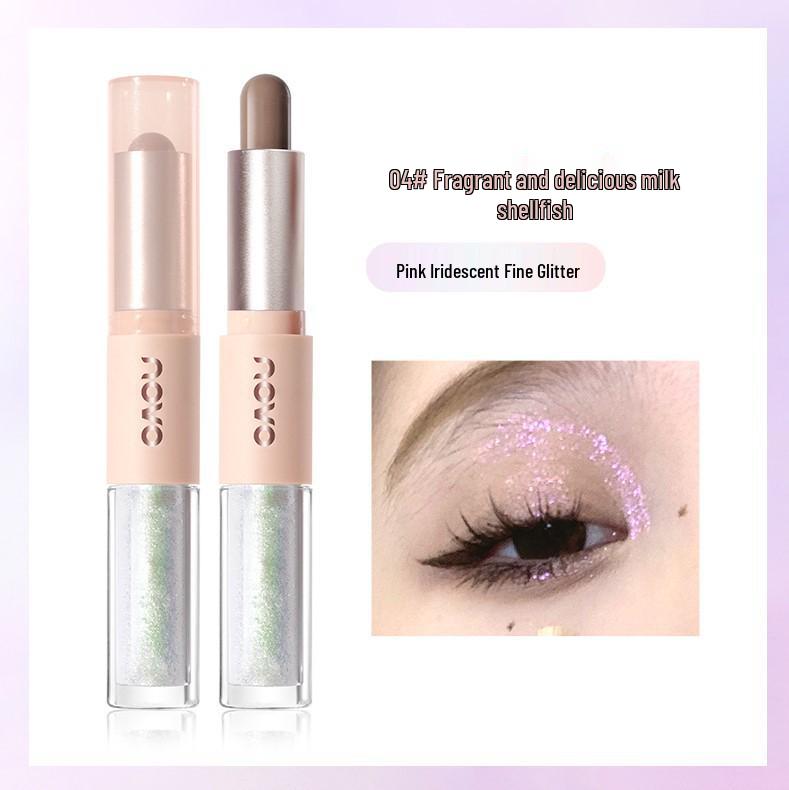 NOVO Starlight Double-Ended Eyeshadow & Contour Stick - Pearlescent Matte & Shimmer 3.3g