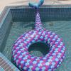 Mermaid Pool Float Tube, Giant Pool Float for Adults, Teenagers and Children, Pool Raft Float Ring for Pool Parties