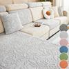 New Flower Pattern Jacquard Sofa Covers For Living Room Super Thicken Soft Sofa Seat Cushion Cover Elastic Fabric Sofa Slipcover