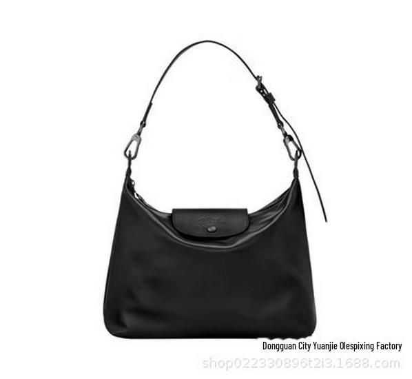 

Сумка HOBO Longxiong High-End: Большая вместительная сумка на одно плечо подмышкой PU чёрный