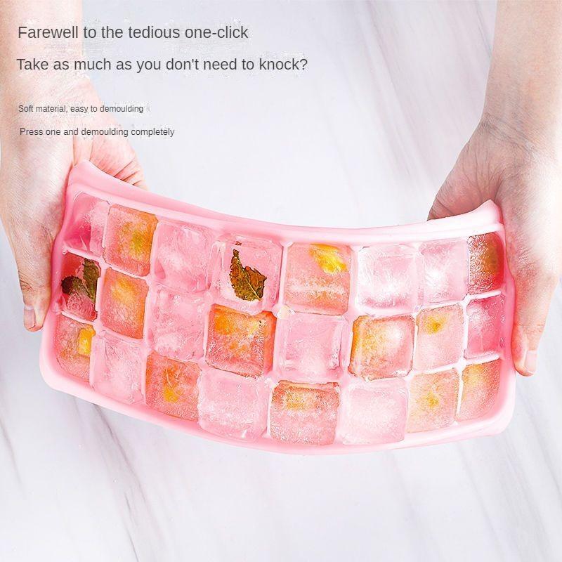 Forma do kostek lodu z żelu krzemionkowego, jadalna, domowej roboty kostka lodu, mała kostka lodu, kreatywna, zamrażarka.