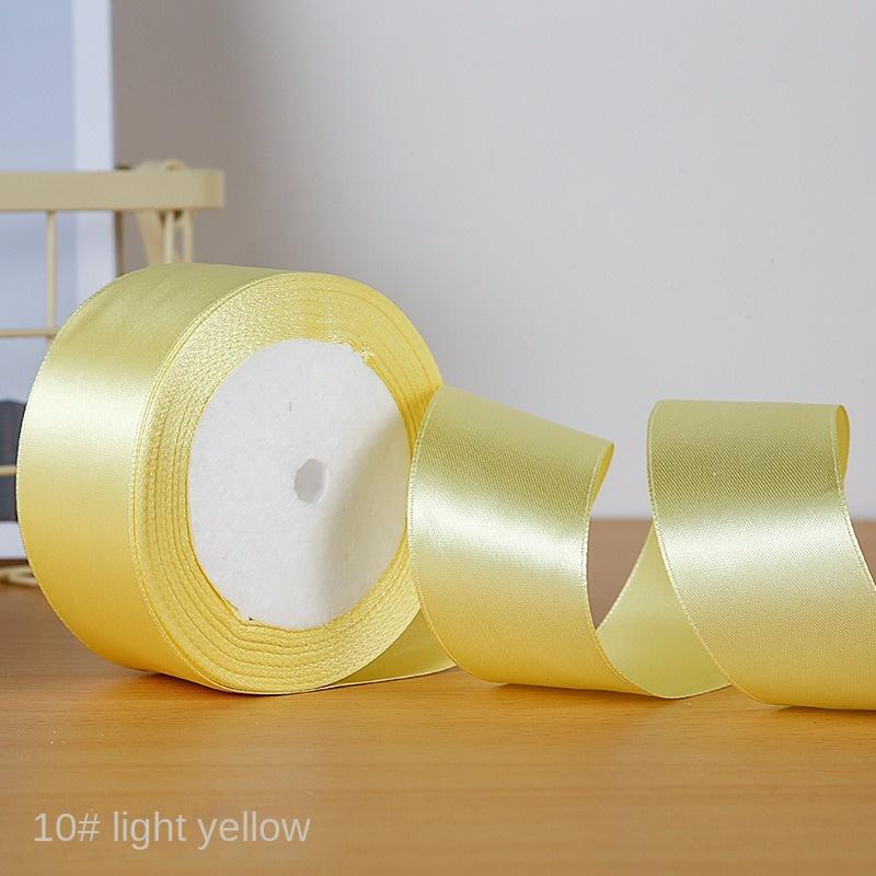 25Yards/Roll 40mm Satin Ribbons DIY Bow Handmade Gift Packing Artificial Silk Roses Crafts Supplies Sewing Accessories Material
