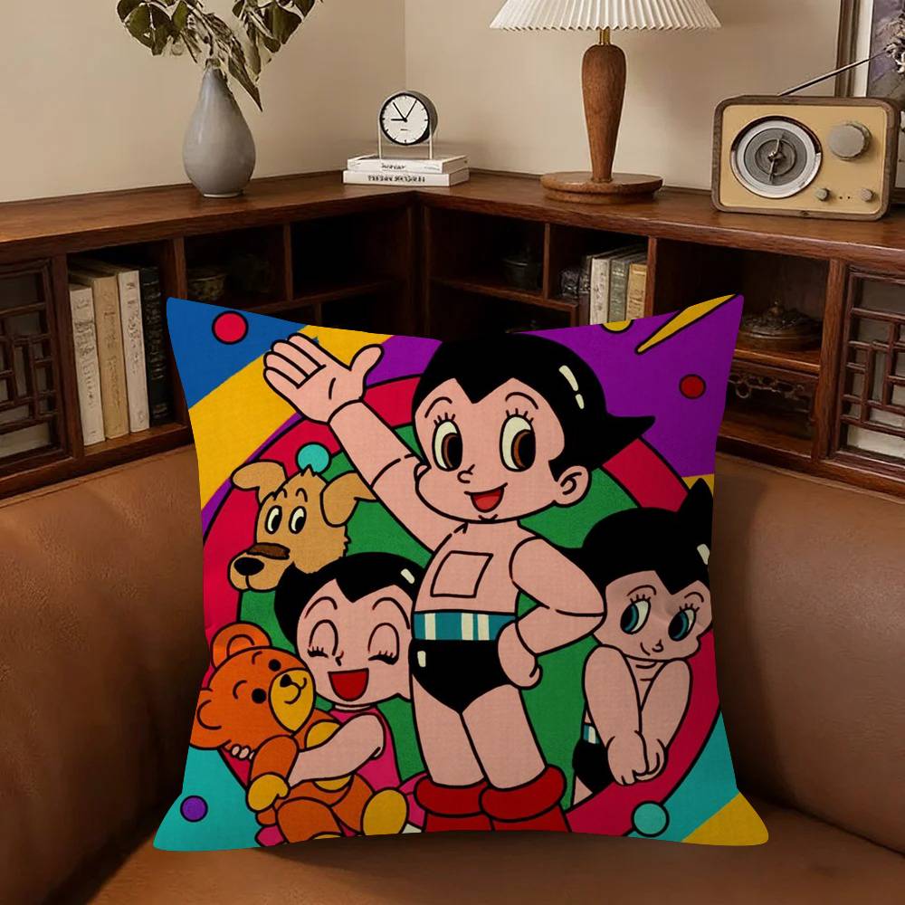 Cushion Personalized Picture Text Home Decorative Pillows Household Gifts 45X45Cm Popular Anime Astro Boy