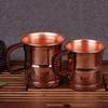 Weave Handle Moscow Water Mule 400ml Capacity Copper Milk Mug Copper Beer Mug Breakfast Drink