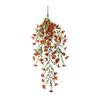 1/2/3/6Pcs Hanging Artificial Violet Flower UV Resistant Realistic Fake Flower Wedding Party Indoor Outdoor Garden Wall Hanging Faux Flower Decoration